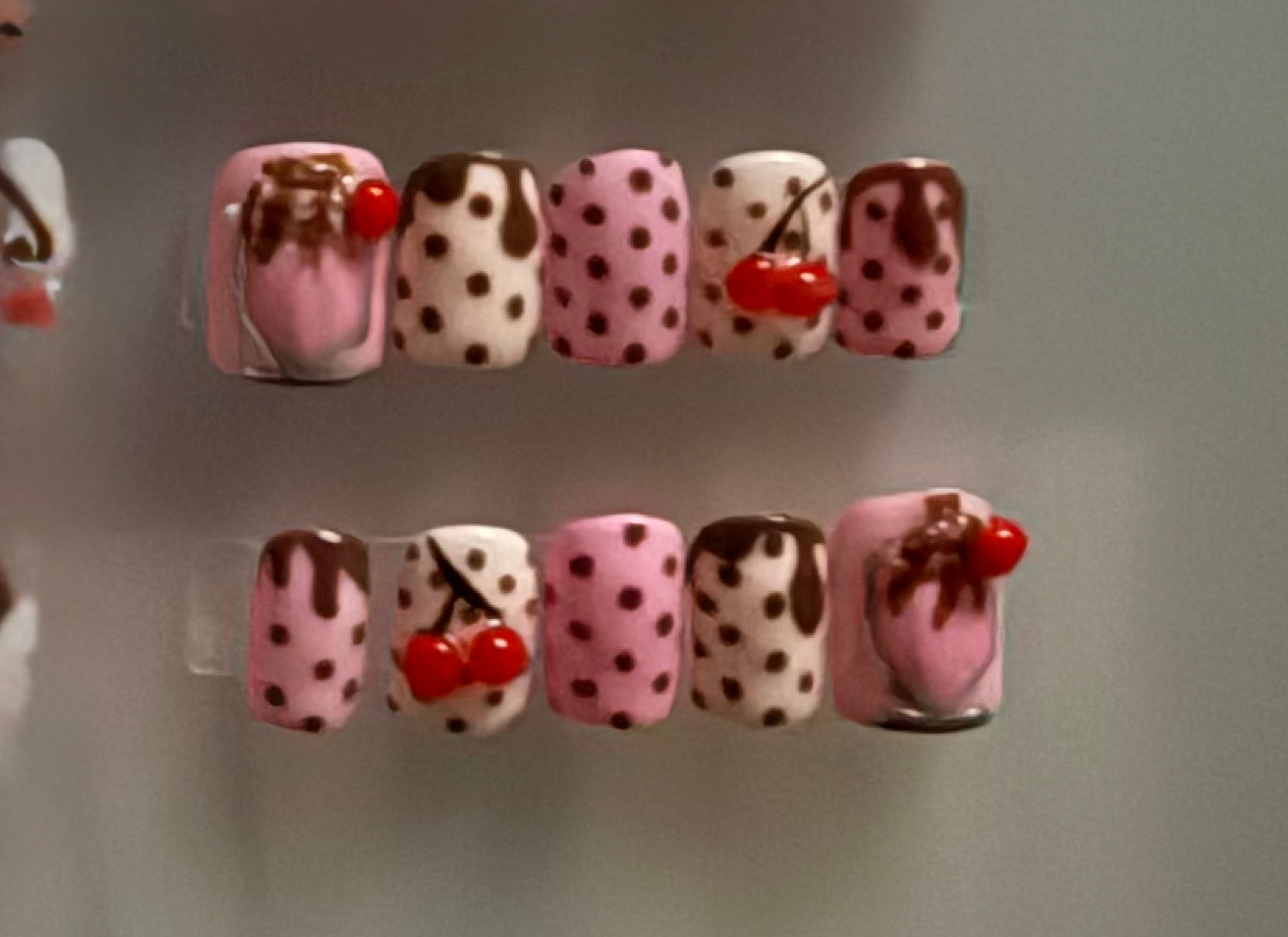 Cherry Slide Sundae - Square